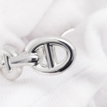 将图像加载到图库查看器中，HERMES Chaine d&#39;Ancre Bangle Size ST SV925
