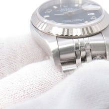 将图像加载到图库查看器中，ROLEX Datejust W26mm Stainless Steel K18WG Blue Dial79174
