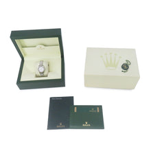 将图像加载到图库查看器中，ROLEX Datejust W26mm Stainless Steel K18WG White Dial179174
