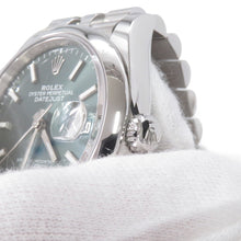 Load image into Gallery viewer, ROLEX Datejust 36 W36mm Stainless Steel Mint Green Dial126200
