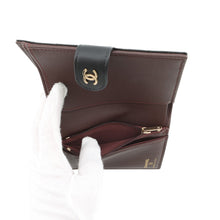 将图像加载到图库查看器中，CHANEL passport case BlackAP3791 Lambskin
