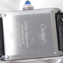 Load image into Gallery viewer, CARTIER tank mast SM W22mm×H29.5mm Stainless Steel Leather Silver DialWSTA0042
