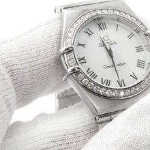 将图像加载到图库查看器中，OMEGA Constellation W25.5mm Stainless Steel White Shell Dial1476.61
