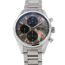 Load image into Gallery viewer, TAG HEUER Carrera Chronograph Caliber 16 Japan Limited Edition 500 pieces W41mm Stainless Steel BlackMother of Pearl DialCBK2116.BA0715
