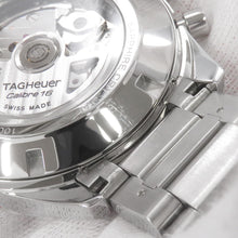 将图像加载到图库查看器中，TAG HEUER Carrera Chronograph Caliber 16 Japan Limited Edition 500 pieces W41mm Stainless Steel BlackMother of Pearl DialCBK2116.BA0715
