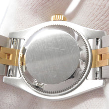 将图像加载到图库查看器中，ROLEX Datejust W26mm Stainless Steel K18YG White Dial179173G
