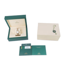 将图像加载到图库查看器中，ROLEX Datejust W26mm Stainless Steel K18YG White Dial179173G
