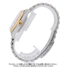 将图像加载到图库查看器中，ROLEX Datejust W36mm Stainless Steel K18YG Champagne Dial16233
