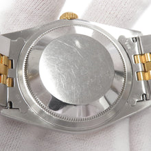 将图像加载到图库查看器中，ROLEX Datejust W36mm Stainless Steel K18YG Champagne Dial16233
