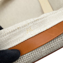 将图像加载到图库查看器中，HERMES Caleche Express Cabin Ecru/Fauve Toile Barenia Leather
