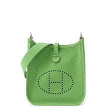 Load image into Gallery viewer, HERMES Evelyne Vert Yucca Taurillon Clemence Size TPM
