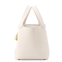 将图像加载到图库查看器中，HERMES Picotin Lock Beton Taurillon Clemence Size PM
