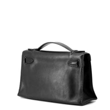 将图像加载到图库查看器中，HERMES PochetteKelly Black Evergrain
