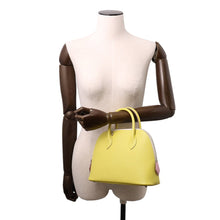 Load image into Gallery viewer, HERMES Bolide 1923 Lime/Mauve Sylvestre/Nata Epsom Size 25
