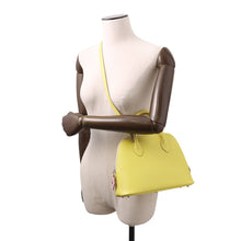 将图像加载到图库查看器中，HERMES Bolide 1923 Lime/Mauve Sylvestre/Nata Epsom Size 25
