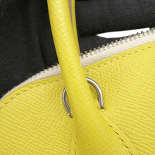 Load image into Gallery viewer, HERMES Bolide 1923 Lime/Mauve Sylvestre/Nata Epsom Size 25
