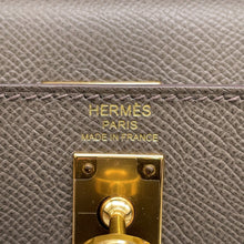 Load image into Gallery viewer, HERMES Kelly Sellier Etain Epsom Size 25
