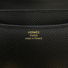 将图像加载到图库查看器中，HERMES Constance Miroir Black Epsom Size Mini
