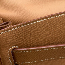 Load image into Gallery viewer, HERMES Kelly Ad Natural Courchevel Size GM
