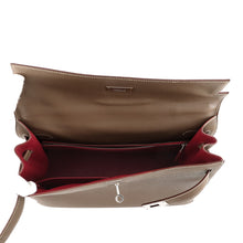 Load image into Gallery viewer, HERMES Kelly Sellier Etoupe/Ruby Epsom Size 35
