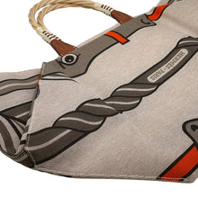 Load image into Gallery viewer, HERMES Steeple Tote Bag Beige/Fauve Toile H Barenia Leather Size 31
