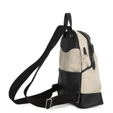 Load image into Gallery viewer, HERMES All bags Backpack Ecru/Black Toile Bivouac Swift Leather
