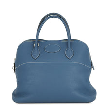 Load image into Gallery viewer, HERMES Bolide Blue Thalassa Taurillon Clemence Size 35
