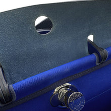 Load image into Gallery viewer, HERMES Herbag zip Blue Electric/Blue Saphir Toile H Vache Hunter Leather Size PM
