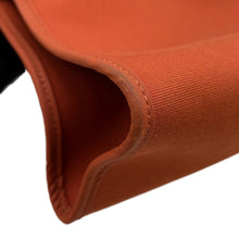 将图像加载到图库查看器中，HERMES Herbag zip Orange/Natural Toile H Vache Hunter Leather Size PM
