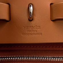 将图像加载到图库查看器中，HERMES Herbag zip Orange/Natural Toile H Vache Hunter Leather Size PM
