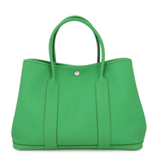 将图像加载到图库查看器中，HERMES Garden Party Steeple Bamboo Negonda Leather Size PM
