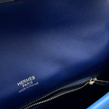 Load image into Gallery viewer, HERMES Berline Shoulder Bag Blue Paradise/Blue Saphir Swift Leather Size Mini
