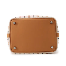 Load image into Gallery viewer, HERMES Picotin Lock Blanket Gold/Ecru/Fauve/Rose Pop Toile H Swift Leather Size PM
