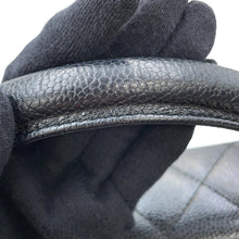 Load image into Gallery viewer, CHANEL Matelasse Top Handle Bag BlackA12397 Caviar Leather
