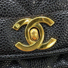 将图像加载到图库查看器中，CHANEL Diana Chain Shoulder Bag BlackA01165 Caviar Leather Size 25
