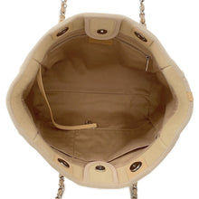 Load image into Gallery viewer, CHANEL Deauville Tote Bag BeigeA67001 Canvas Size MM
