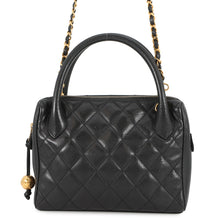 Load image into Gallery viewer, CHANEL Matelasse 2way Handbag Black Caviar Leather
