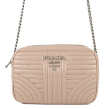 Load image into Gallery viewer, PRADA Diagram ChainShoulder Bag Beige1BH083 Leather
