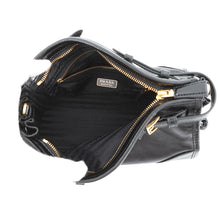 将图像加载到图库查看器中，PRADA Bonnie Shoulder Bag Black1BH215 Leather Size Small
