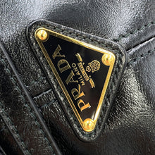 将图像加载到图库查看器中，PRADA Bonnie Shoulder Bag Black1BH215 Leather Size Small
