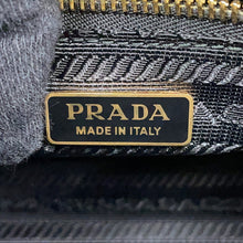 将图像加载到图库查看器中，PRADA Bonnie Shoulder Bag Black1BH215 Leather Size Small
