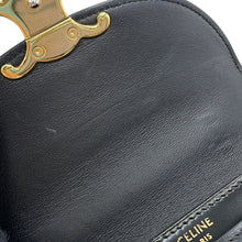 Load image into Gallery viewer, CELINE Mini Buzas Claire 2-way Bag Black10L063 Calf Leather Size Mini
