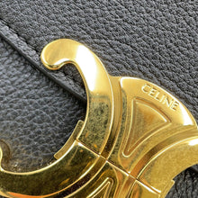 Load image into Gallery viewer, CELINE Teen Nino Shoulder Bag Black118113 Calf Leather
