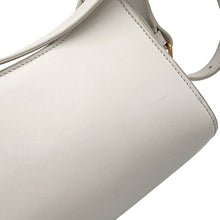 将图像加载到图库查看器中，CELINE Cuir Triomphe Shoulder Bag White198153 Leather
