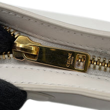 将图像加载到图库查看器中，CELINE Cuir Triomphe Shoulder Bag White198153 Leather
