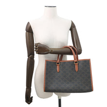 Load image into Gallery viewer, CELINE Triomphe Horizontal Cabas Tote Tan199742 PVC Leather Size Mini
