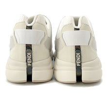将图像加载到图库查看器中，FENDI Faster Zucca Pattern Sneakers Gray7E1555 Fabric Size 6

