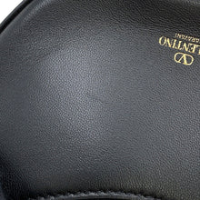 Load image into Gallery viewer, Valentino Garavani V Logo Moon Chain Handbag Black Leather

