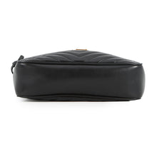 将图像加载到图库查看器中，SAINT LAURENT PARIS Roux camera bag Black612544 Leather
