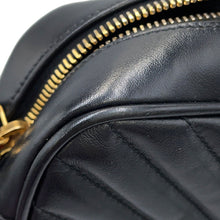 Load image into Gallery viewer, SAINT LAURENT PARIS Roux camera bag Black612544 Leather

